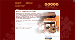 Desktop Screenshot of ohanahawaiiancafe.com